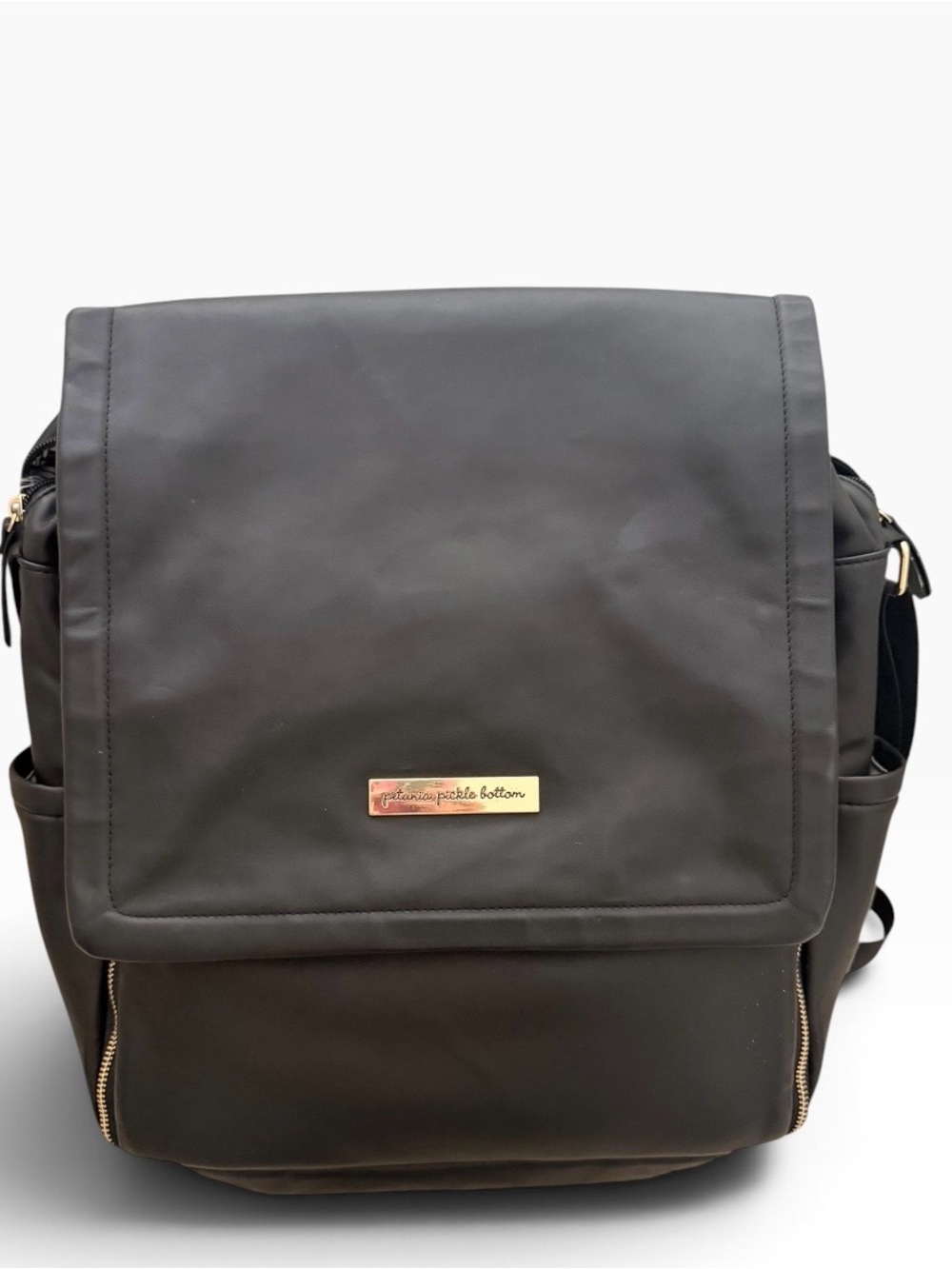 Petunia Pickle Backpack with Gold Hardware